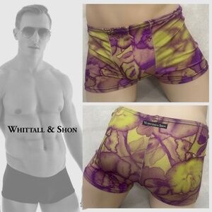 Whittall & Shon Bike-Gym-Swim Shorts 28-34" stretch waist Nylon / spandex
